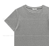 [U-BASIC] Ollie Brushed Round Crop Short Sleeve
