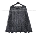 Confuse shine see-through knit