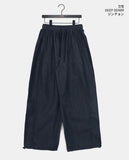 Tenshi Non-Fade Raw Fabric Two-Way Pin Tuck Banding Pants