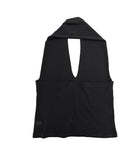 Blin Mesh Cowl Halter Top