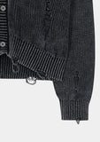 DAMAGE COLOUR DYE CARDIGAN