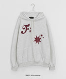 Panna Star Printing Brushed Hoodie