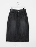 Torito Washing Denim Long Skirt