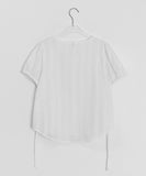 Buell Ribbon Short Sleeve Blouse