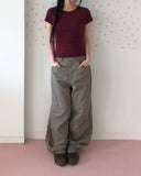 Marker Cut Wide Pants