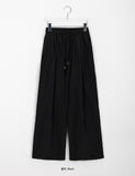 [unisex] Nulph nylon pin tuck banding pants