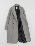 [unisex] Sticky Double Long Wool Coat - Wool 61