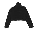 Noki shirring zip-up jacket