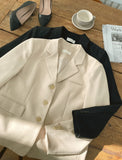 Dains Tailored Collar Short Jacket