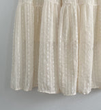 Elvia Lace Surgical Tiered Banding Skirt