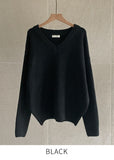 Jerib V-neck Loose Fit Knit