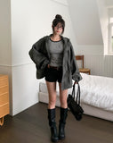 Pint Washed Short Hooded Field Jacket
