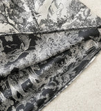 Mulian Toile Jacquard Pattern Flare Banding Skirt