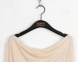[Wool 30] Newel Modal Draping Ballet Core Off Shoulder Long Sleeve T-shirt