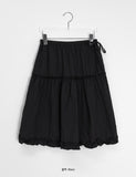 Dalyu Layered Nylon Midi Skirt