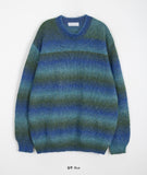 [unisex] Hawkin hairy gradient wool knit