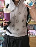 ★STAR POCKET HOOD VEST