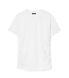 [LAN ARCHIVE] Side Shirring Short Sleeve T-Shirt