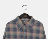 [MADE] Baskin Peach Fuzz Vintage Check Shirt