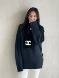 Lalad Plain Turtleneck Knit
