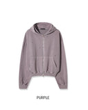 Poming Vintage Pigment Hood Zip-Up