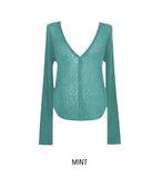 Of Summer Linen V-neck Cardigan