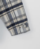 [unisex] Donico Check Duffel Quilted Hood Half Coat