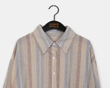 Caria See-through Stripe Shirt