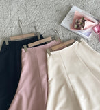 Poyer Basic Flared Skirt