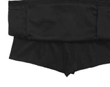 Audrey banding cargo mini skirt