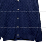 Louis cable V-neck cardigan