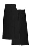 Pleated long skirt