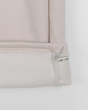 Rukini Banding String Side Pin Tuck Brushed Jogger Pants