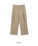 f/w depth one tuck wide slacks