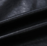 Concrete Crack Leather Jacket