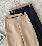 Maiden slim bootcut slacks
