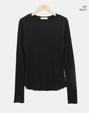Uel Wavy Fine Ribbed Knit
