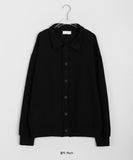 [unisex] Shoino Over Ribbed Collar Cardigan