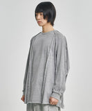 Raw Edge Sculpted Long Sleeve
