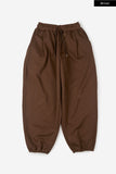 Mink pintuck balloon jogger sweatpants