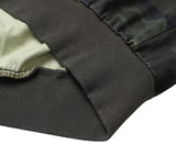 Camo Stud Pocket Two Way Hood Zip-Up