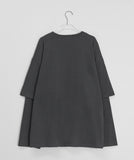 Tonin printing layered over long sleeve tee