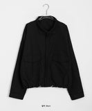 Cuno Crop Pocket Collar Field Jacket