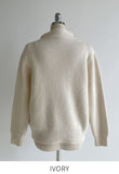 Jewel Tie Half-Neck Hachi Knit
