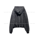 Detro Denim Track Hood Zip-Up