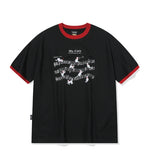 Cats Music Ringer Short Sleeve Tee