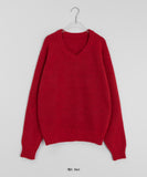Diani V-Neck Over Knit