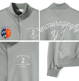 Kael Emblem Jersey Zip-up