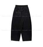 Liik Back Cross Studded Cotton Pants