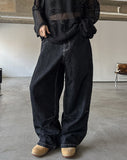 Old Hip Pocket Embroidered Denim Pants